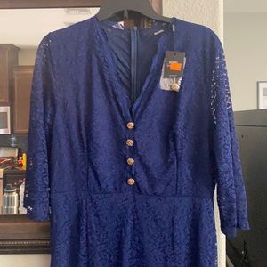 Beautiful lacy blue dress